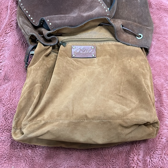 PATRICIA NASH Burnished Suede Leather Vasto Backpack - Picture 9 of 11